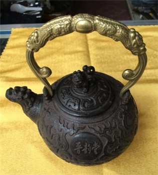 铸铁茶壶（得月楼）  精美工艺  茶艺必选