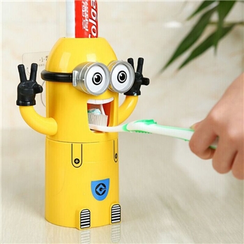 小黄人牙膏器挤牙膏神器有趣儿童懒人