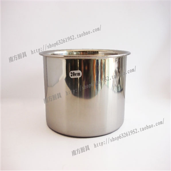 【南方厨具】加厚不锈钢味盅 调料缸 直筒型 14cm-22cm 调味罐