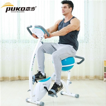 本步PUKO 新品动感单车室内运动 瑜伽球健身单车