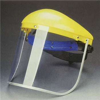 F-002黄顶PVC防护面罩